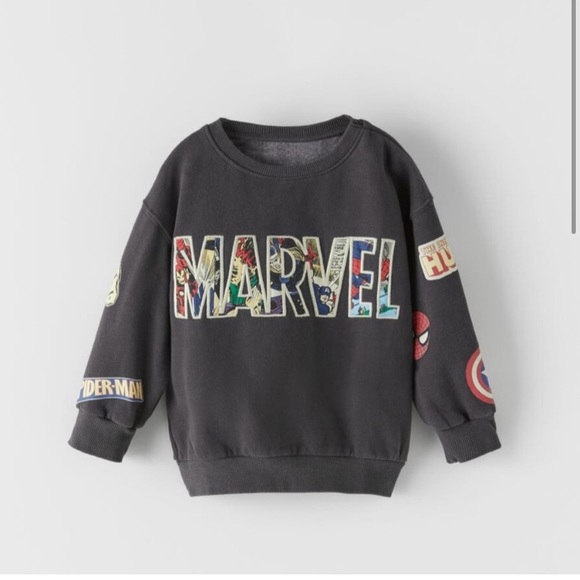 ISO 5T MARVEL ZARA SWEATSHIRT - Picture 1 of 2